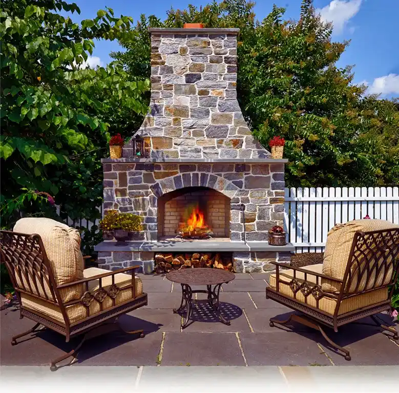 outdoor fireplace contractors